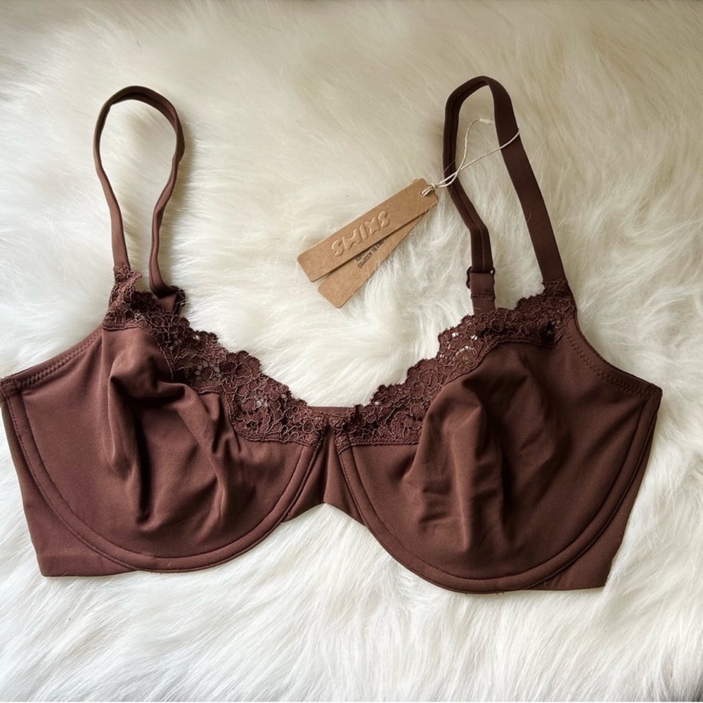 🌸 SKIMS Fits (B18) Everybody Lace Underwire Bra 42DD BA-SCP-2689